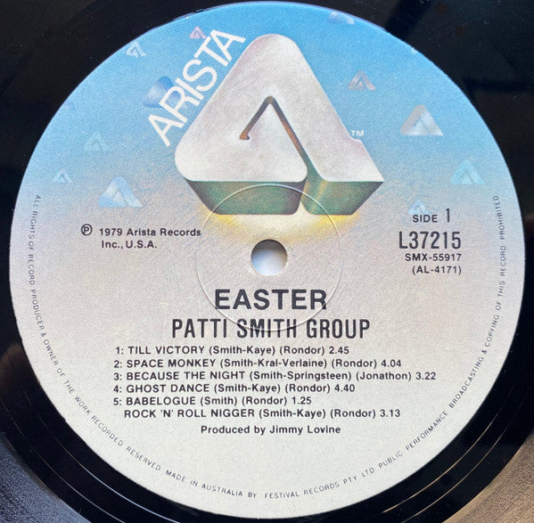Patti Smith Group : Easter (LP, Album, RE)