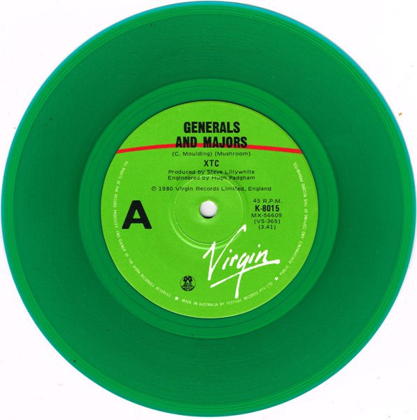 XTC : Generals And Majors (7", Card, Gre)