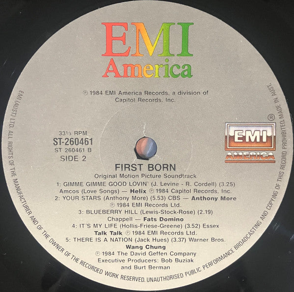 Various : First Born (Original Motion Picture Soundtrack) (LP, Comp)