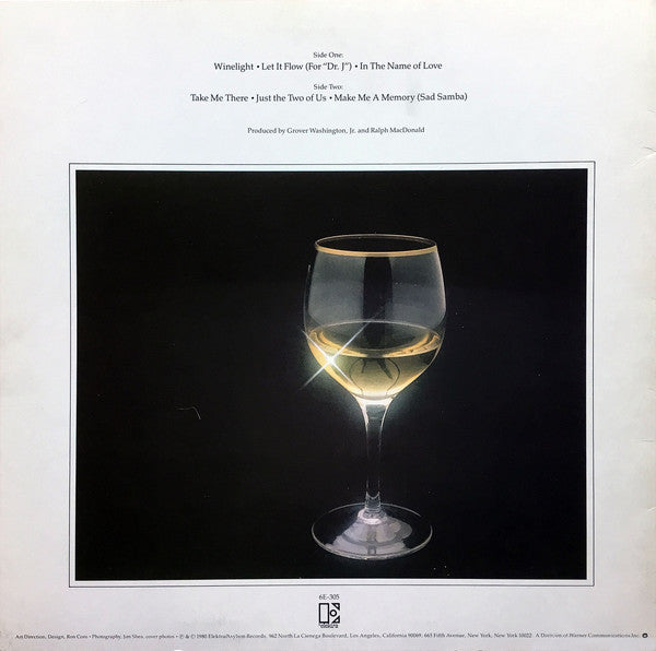 Grover Washington, Jr. : Winelight (LP, Album)