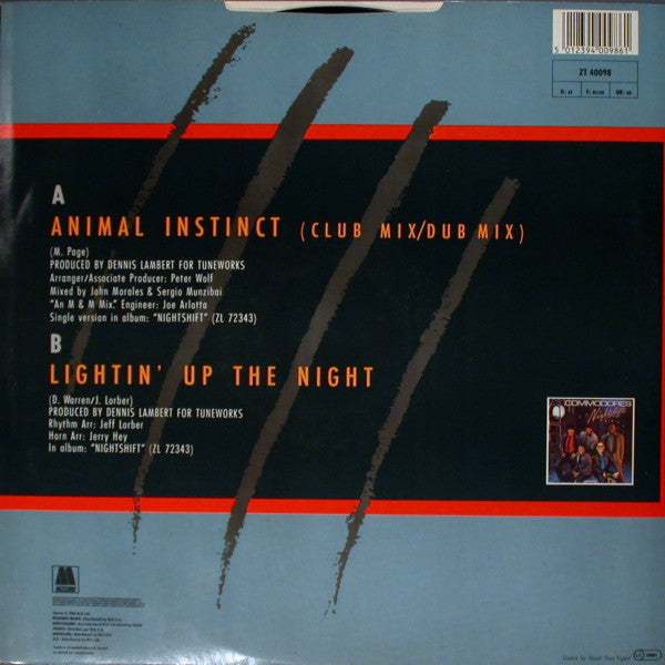 Commodores : Animal Instinct (12", Single)
