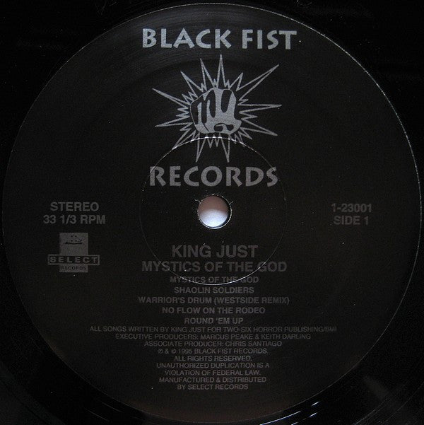 King Just : Mystics Of The God (LP, Album)