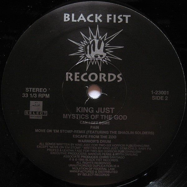 King Just : Mystics Of The God (LP, Album)