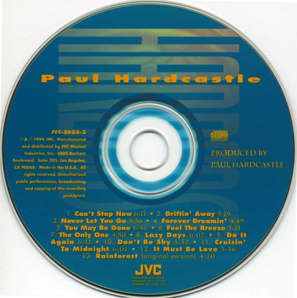 Paul Hardcastle : Hardcastle (CD, Album)