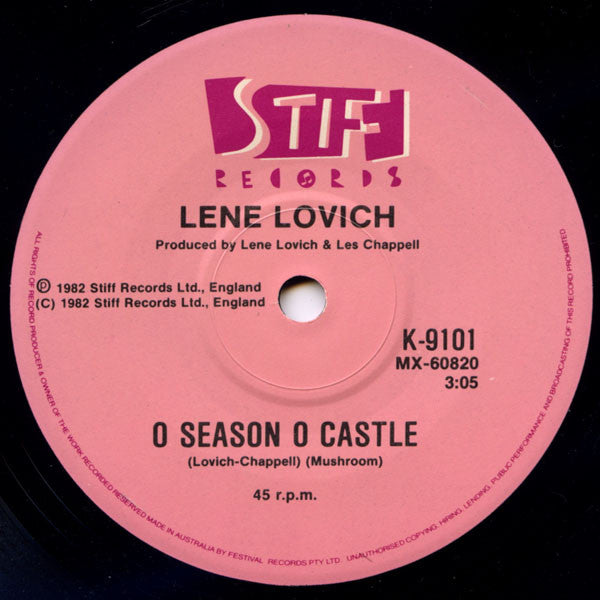 Lene Lovich : Maria (7", Single)