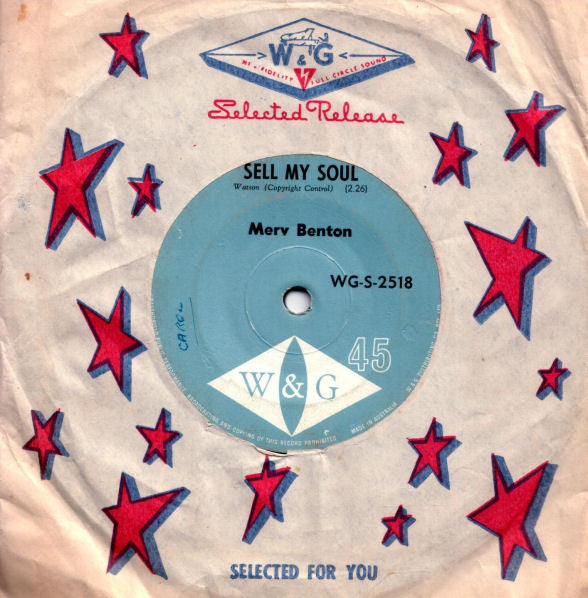 Merv Benton : We Got Love / Sell My Soul (7", Single)