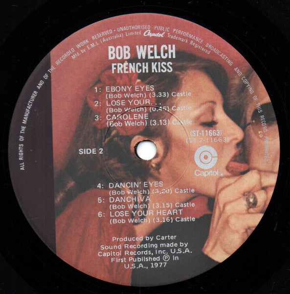Bob Welch : French Kiss (LP, Album)