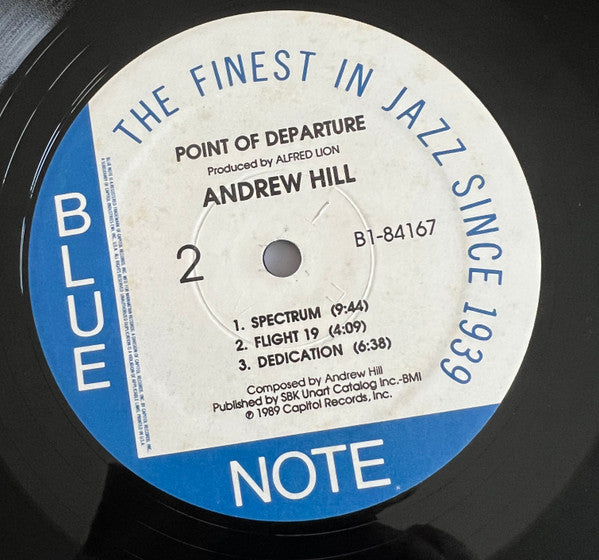 Andrew Hill : Point Of Departure (LP, Album, RE)