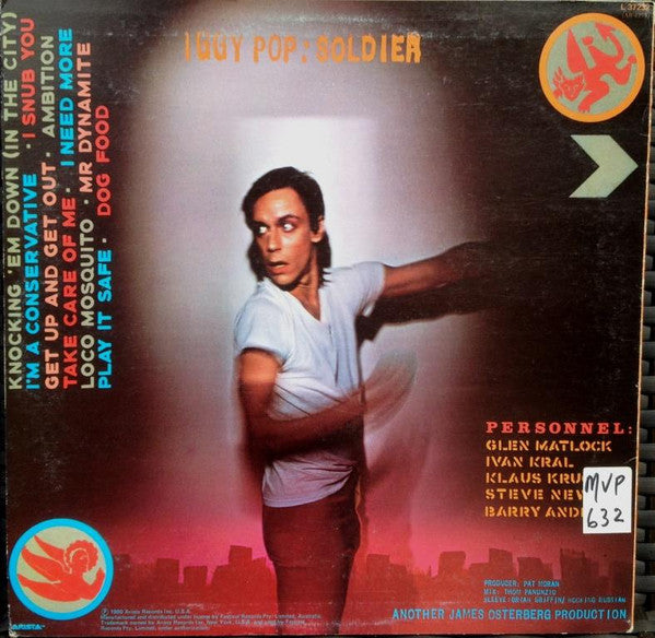 Iggy Pop : Soldier (LP, Album)
