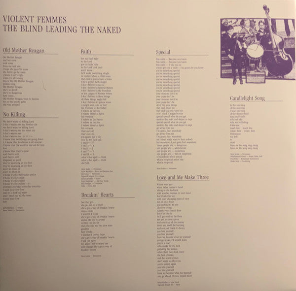 Violent Femmes : The Blind Leading The Naked (LP, Album, RSD, Ltd, RE, Can)