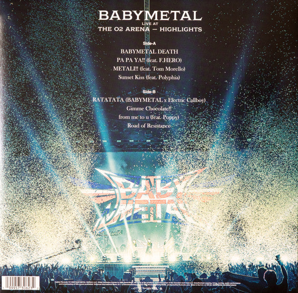 Babymetal : Live At The O2 Arena - Highlights (LP, Album, RSD, Ltd, Cle)