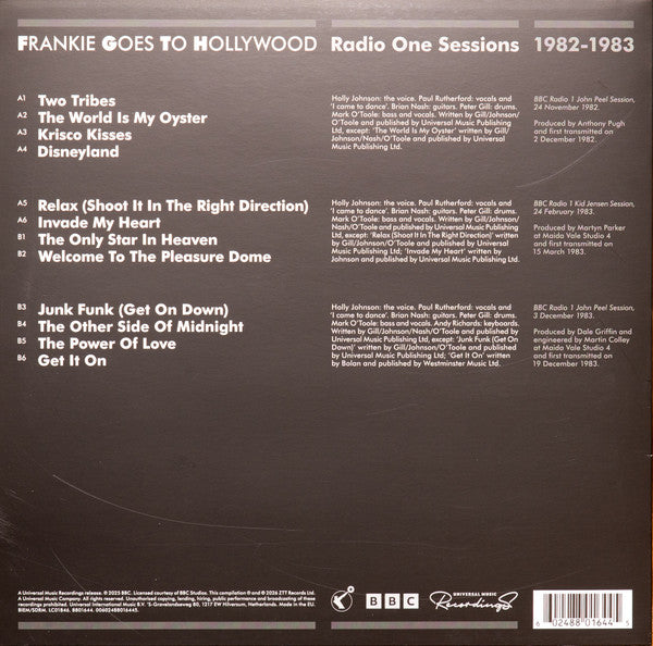 Frankie Goes To Hollywood : Radio One Sessions 1982-1983 (LP, RSD, Comp, Ltd)