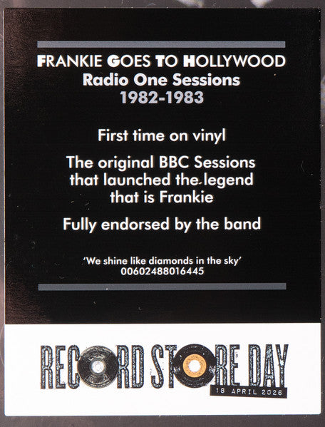Frankie Goes To Hollywood : Radio One Sessions 1982-1983 (LP, RSD, Comp, Ltd)