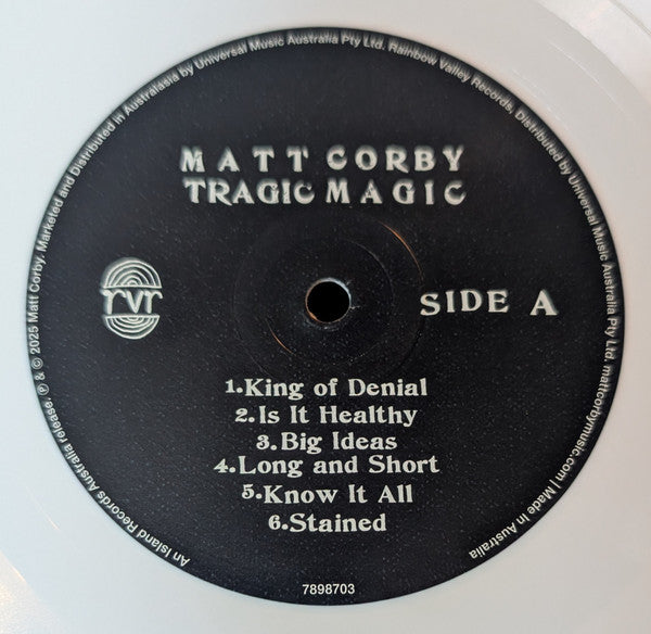 Matt Corby : Tragic Magic (LP, Album, Ltd, Whi)