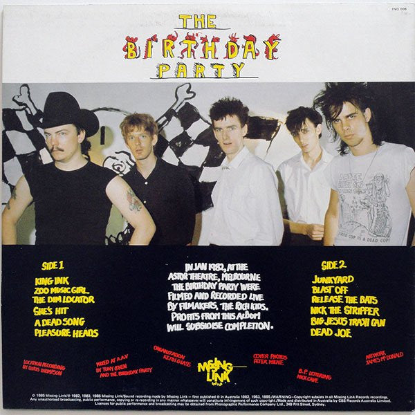 The Birthday Party : It's Still Living (LP, Album)