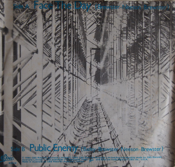 The Angels : Face The Day (7", Single)