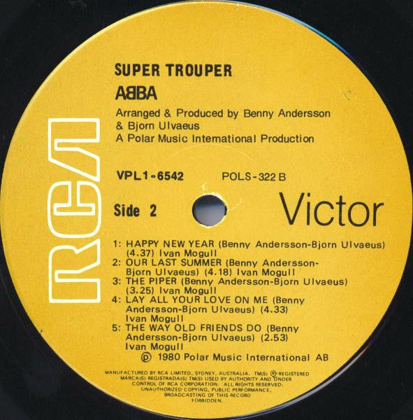 ABBA : Super Trouper (LP, Album)