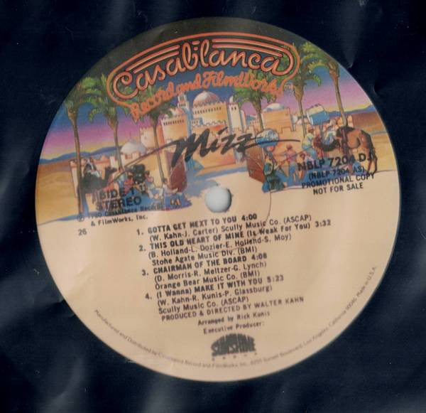 Mizz (2) : Mizz (LP, Album, Promo, Com)