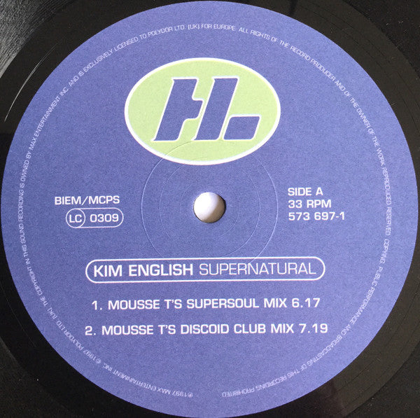Kim English : Supernatural (12")