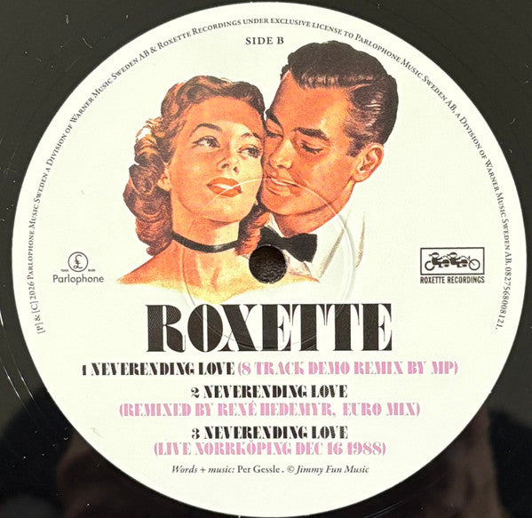 Roxette : Neverending Love (Remixes) (12", Maxi, 40t)
