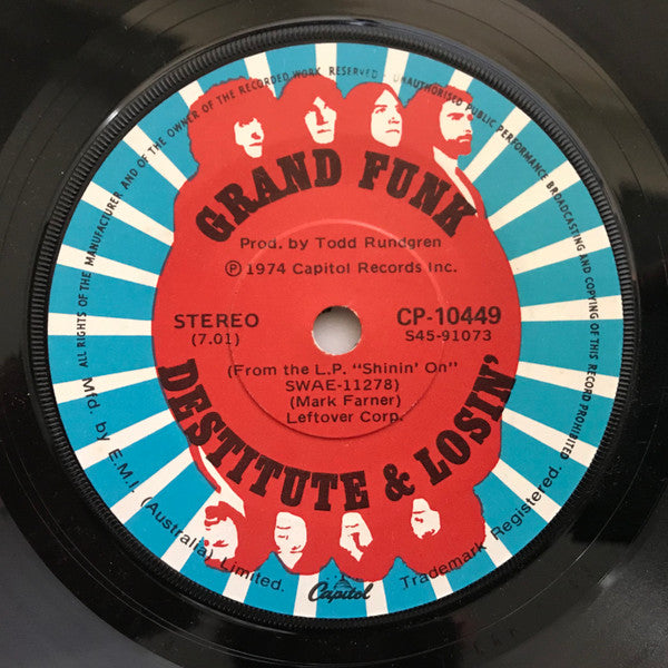 Grand Funk Railroad : The Loco-Motion (7", Single)