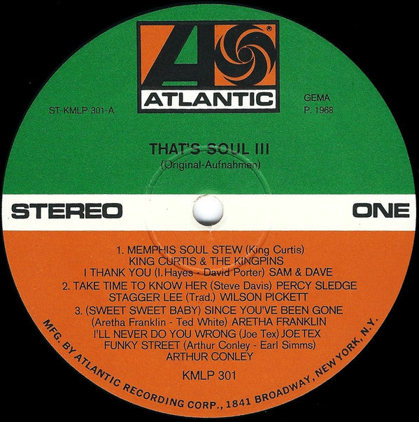 Various : That's Soul 3 (LP, Comp, RE, Gat)