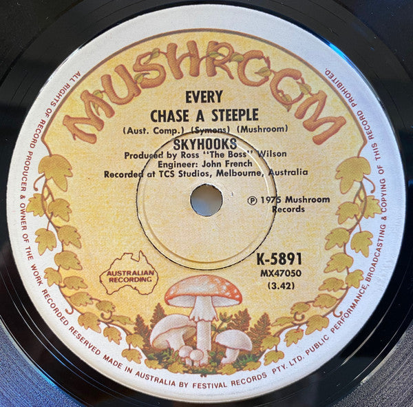 Skyhooks : Ego Is Not A Dirty Word (7", Single)