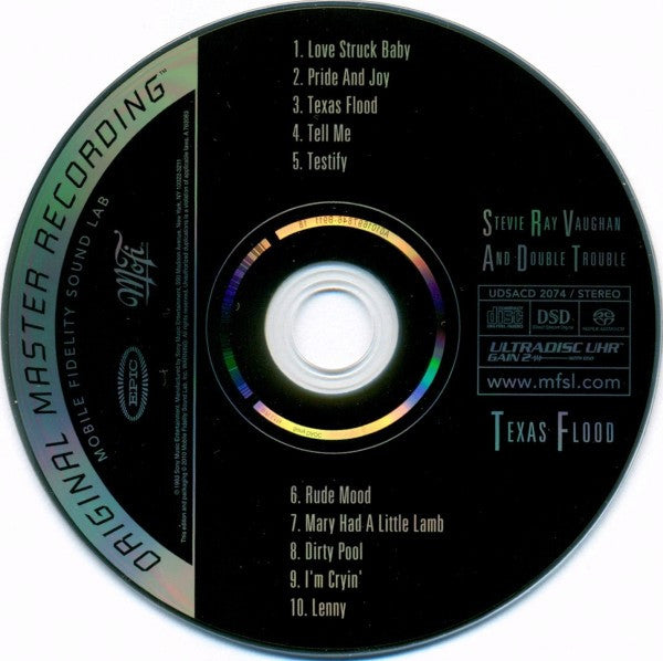 Stevie Ray Vaughan And Double Trouble* : Texas Flood (SACD, Hybrid, Album, Ltd, Num, RE)