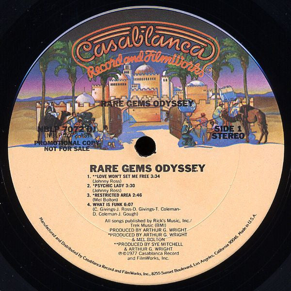 Rare Gems Odyssey : Rare Gems Odyssey (LP, Album, Promo)