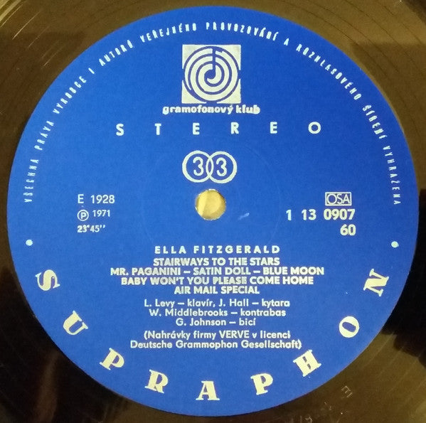 Ella Fitzgerald : Ella Fitzgerald (LP, Album, Club)