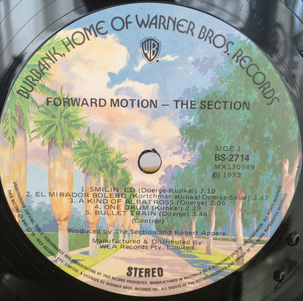 The Section : Forward Motion (LP, Album)