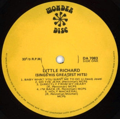 Little Richard : Sings His Greatest Hits - 24 Fantastic Alltime Hits (2xLP, Album, Comp)