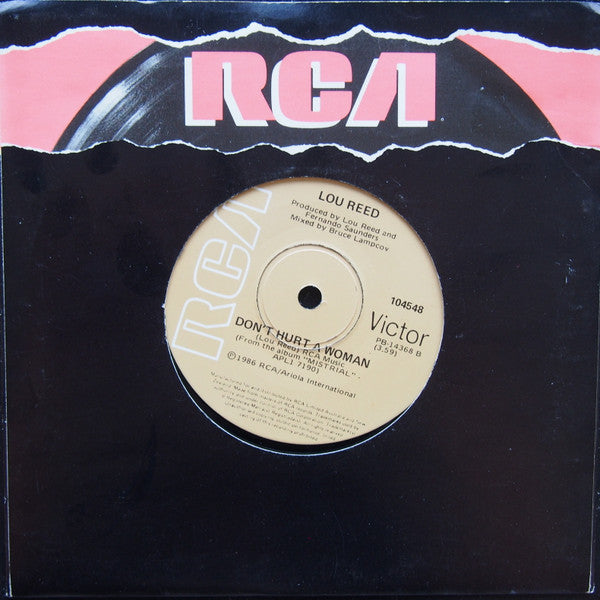 Lou Reed : No Money Down (7", Single)