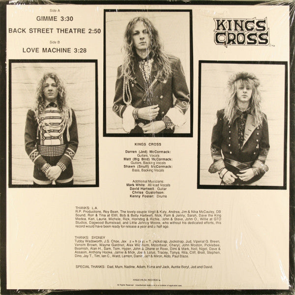 Kings Cross (2) : Kings Cross (12", Single)