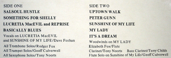 The Golden Horn Big Band : It's A Dream (LP, Album)