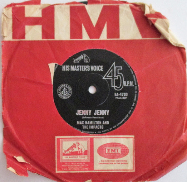 Max Hamilton And The Impacts : Jenny Jenny (7")