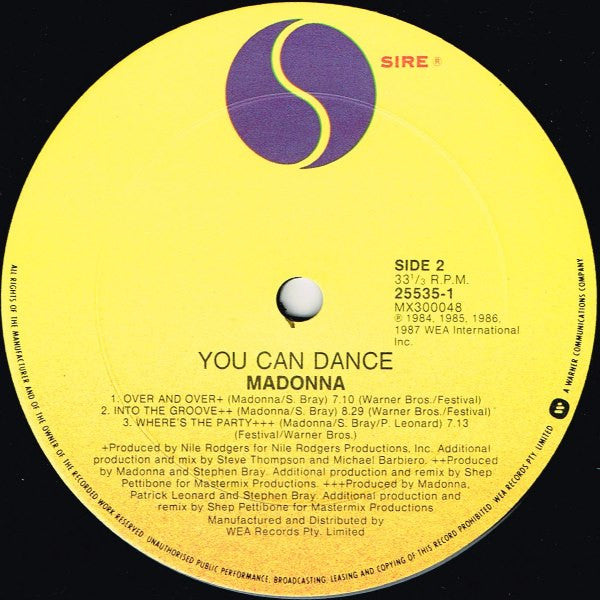 Madonna : You Can Dance (LP, Comp)