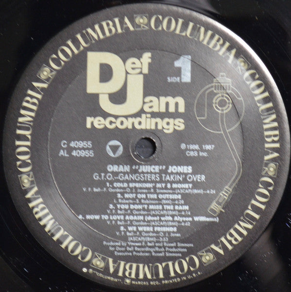 Oran 'Juice' Jones : G.T.O. Gangsters Takin' Over (LP, Album)