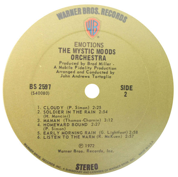 The Mystic Moods Orchestra : Emotions (LP, Album, RE)