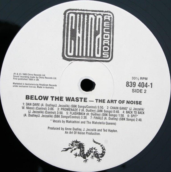 The Art Of Noise : Below The Waste (LP, Album)