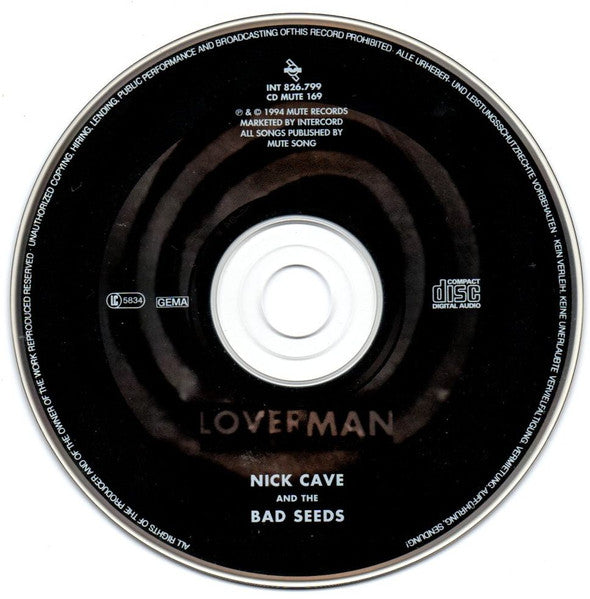 Nick Cave & The Bad Seeds : Loverman (CD, Single)