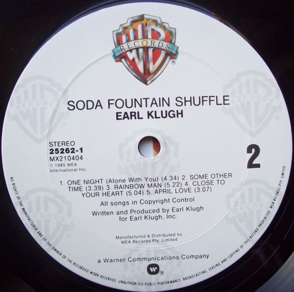 Earl Klugh : Soda Fountain Shuffle (LP, Album)