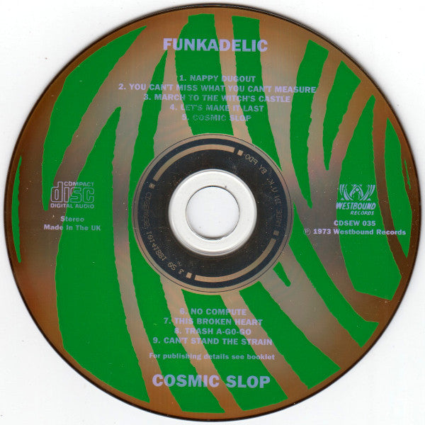 Funkadelic : Cosmic Slop (CD, Album, RE)