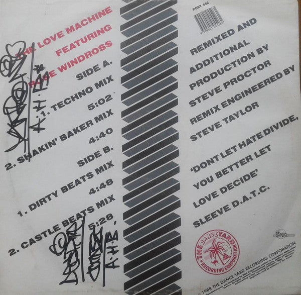 Love Machine (3) : Deputy Of Love Machine (Remix) (12", Single)