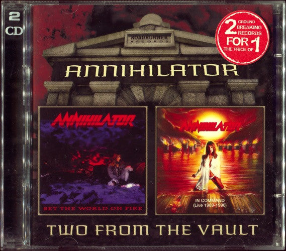 Annihilator (2) : Set The World On Fire / In Command (Live 1989-1990) (2xCD, Album, RE + Comp)