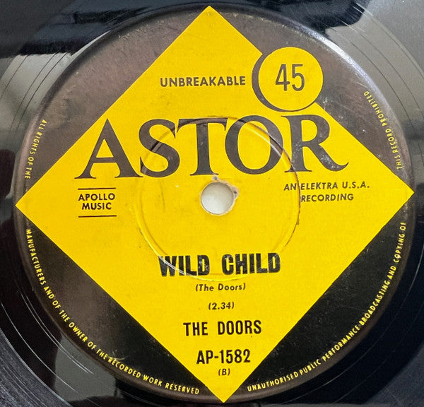 The Doors : Touch Me (7", Single)