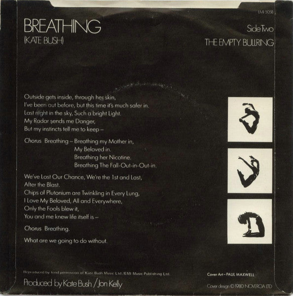 Kate Bush : Breathing (7", Single)