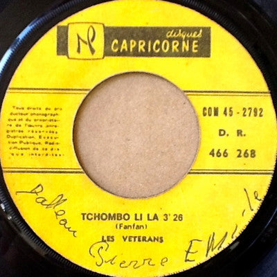 Les Vétérans (2) : Tchombo Li La / Kawal Créole (7")