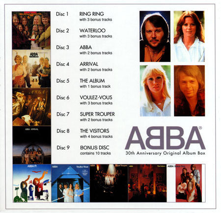 ABBA : 30th Anniversary Original Album Box (9xCD, RM + Box, Comp)