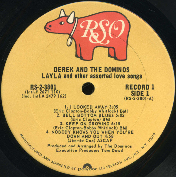 Derek And The Dominos* : Layla And Other Assorted Love Songs (2xLP, Album, RE, San)